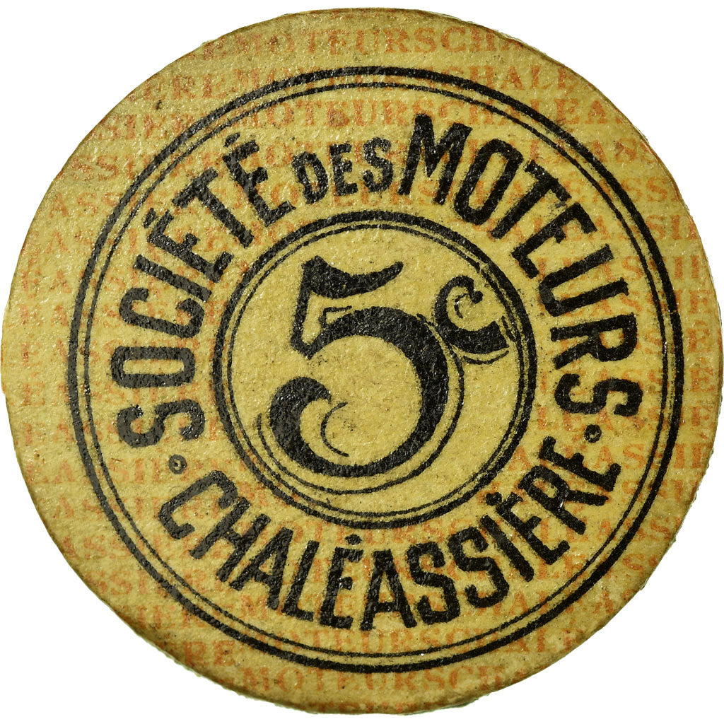 Münze, Frankreich, Chaléassière, Société des Moteurs, Saint-Etienne, 5