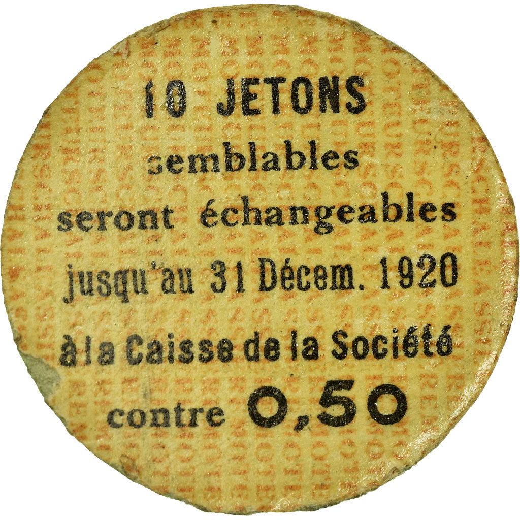 Münze, Frankreich, Chaléassière, Société des Moteurs, Saint-Etienne, 5