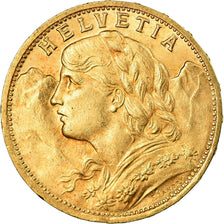 Monnaie, Suisse, 20 Francs, 1935, Rare, SUP, Or, KM:35.1