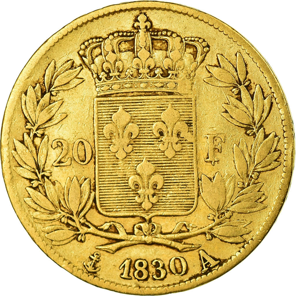 Monnaie, France, Charles X, 20 Francs, 1830, Paris, TB+, Or, Gadoury:1029