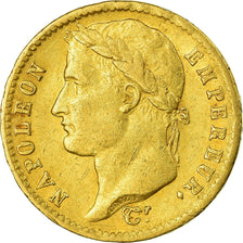 Moeda, França, Napoléon I, 20 Francs, 1812, Paris, EF(40-45), Dourado