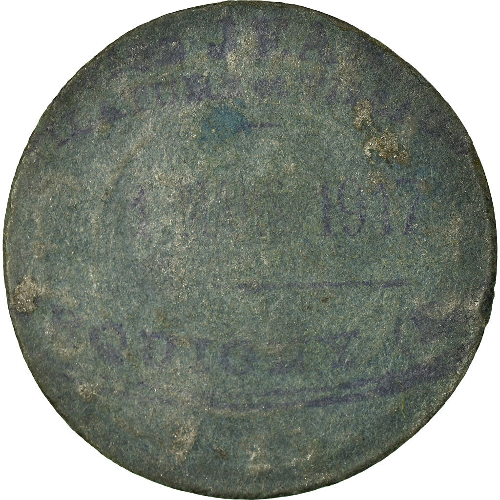 Moneta, Francja, Charles Jeanson, Filature & Tissage, Serquigny, 10 Centimes