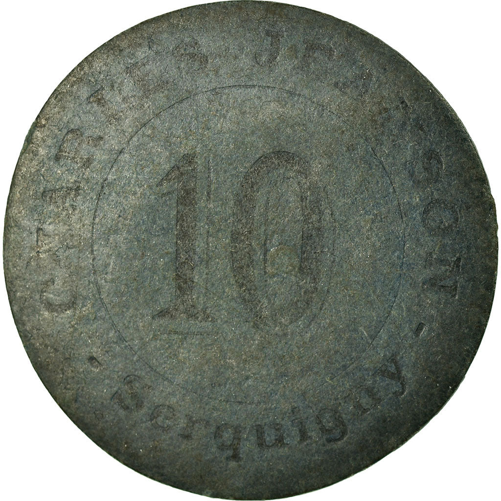 Moneta, Francja, Charles Jeanson, Filature & Tissage, Serquigny, 10 Centimes