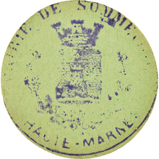 Münze, Frankreich, Bourg de Sommevoire, Sommevoire, 10 Centimes, VZ, Cardboard