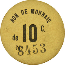 Coin, France, Commune de Toufflers, Toufflers, 10 Centimes, AU(50-53), Cardboard