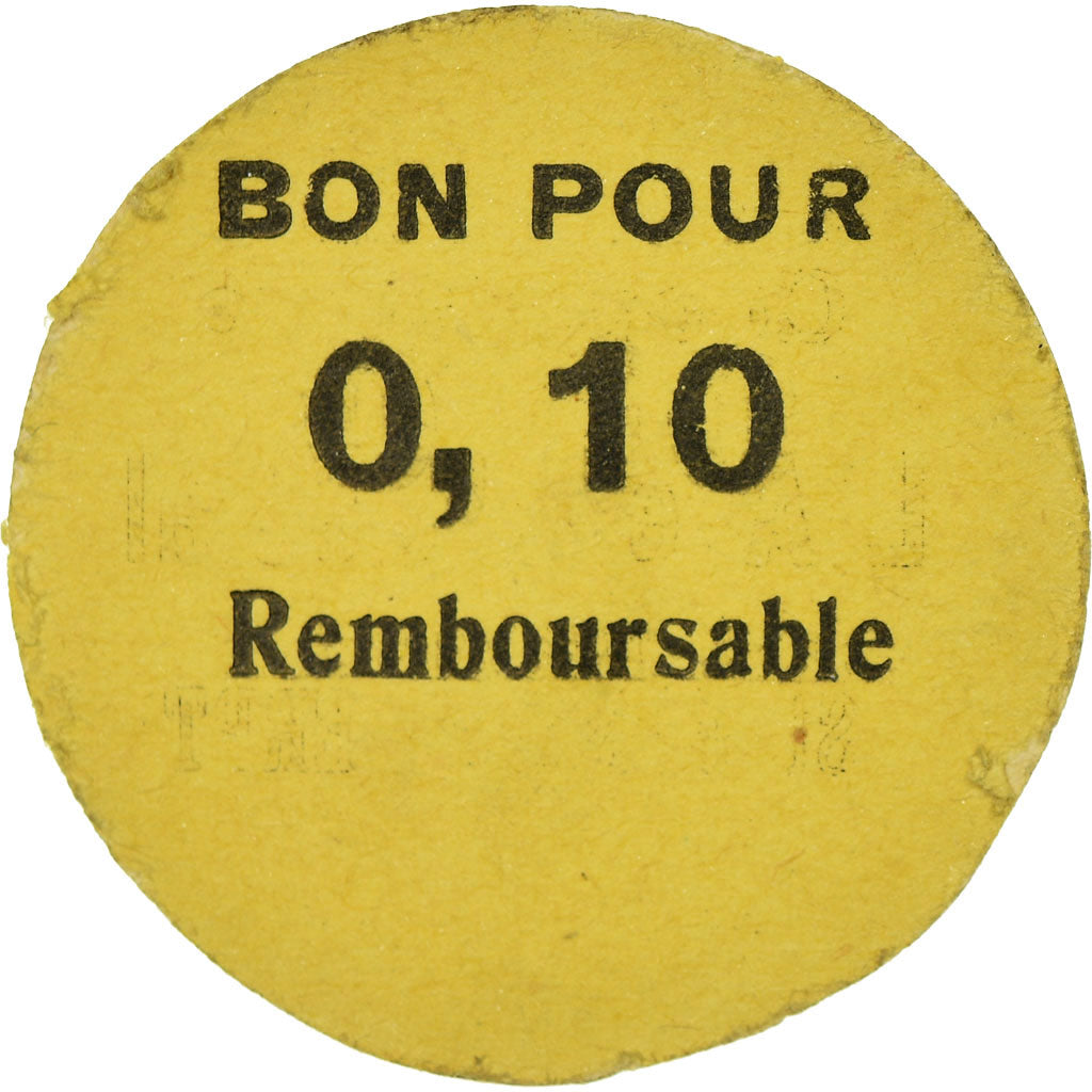 Moneda, Francia, Coopérative, L'Avenir Social, Saint-Genest-Lerpt, 10 Centimes