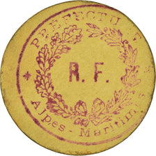 Coin, France, Dépôt d'Internés Civils, Ile Sainte-Marguerite, 1 Franc