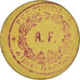 Coin, France, Dépôt d'Internés Civils, Ile Sainte-Marguerite, 1 Franc