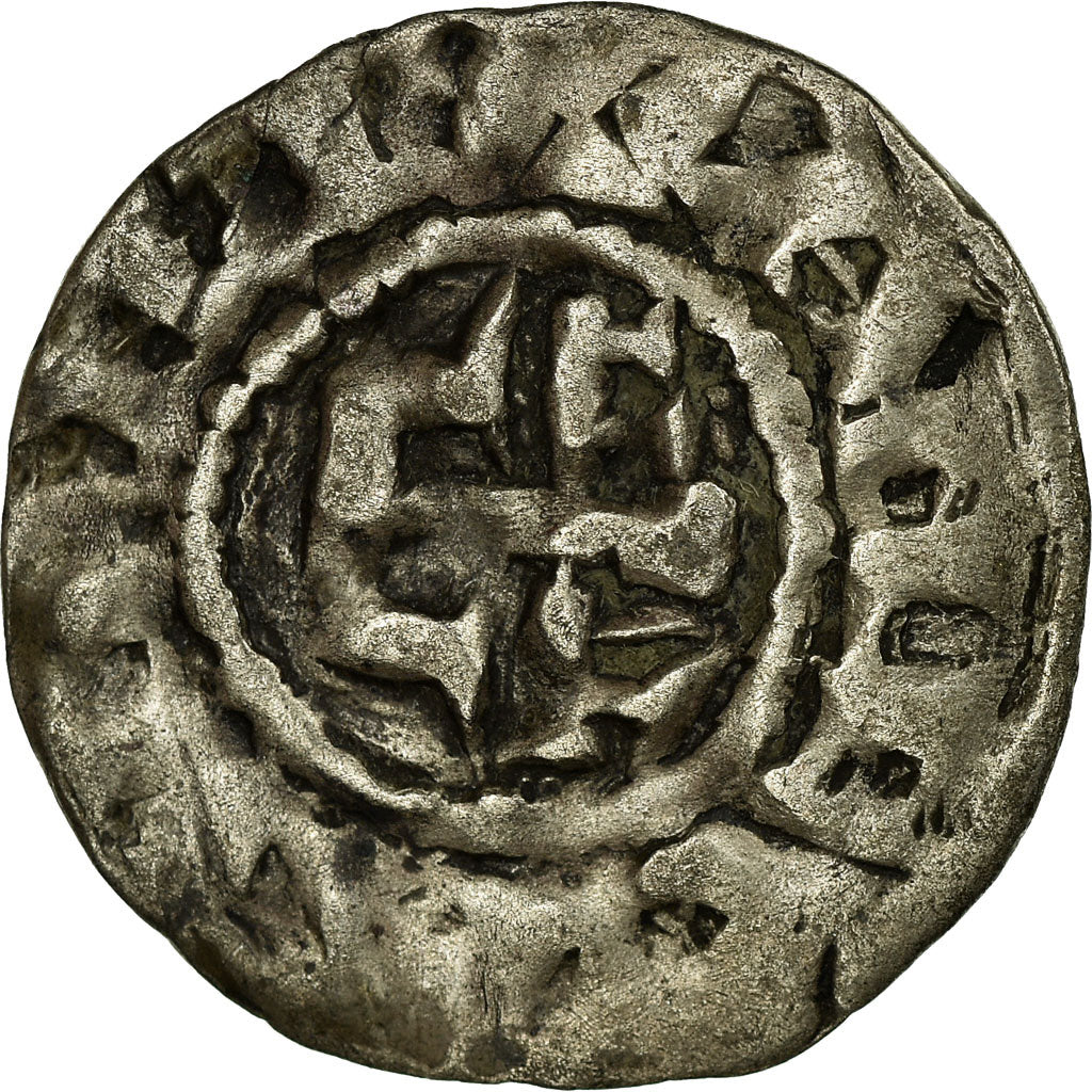 Coin, France, Anjou, Foulques V, Denarius, Angers, EF(40-45), Silver