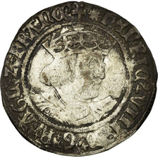 Coin, Great Britain, Henry VIII, Groat, 1526-1544, London, VF(30-35), Silver