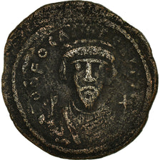 Coin, Phocas, Follis, 606-607, Constantinople, VF(30-35), Copper, Sear:640