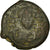 Moneda, Phocas, Half Follis, 602-610, Constantinople, BC+, Cobre, Sear:643
