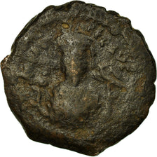 Moneta, Phocas, Follis, 604-605, Nicomedia, VF(20-25), Miedź, Sear:658