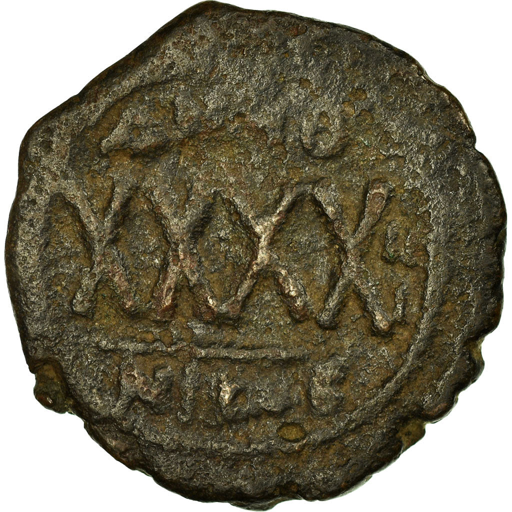 Coin, Phocas, Follis, 604-605, Nicomedia, VF(20-25), Copper, Sear:658