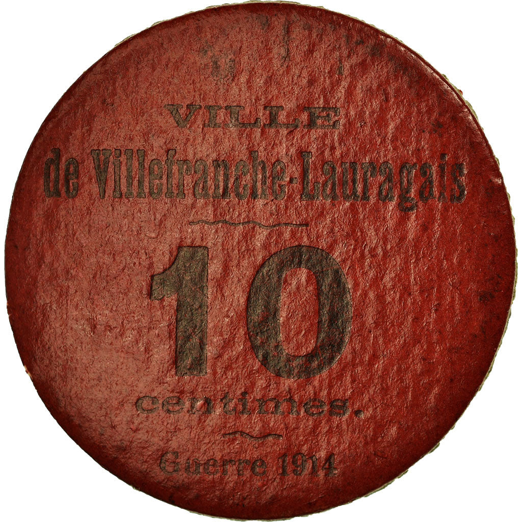 Münze, Frankreich, Ville de Villefranche-Lauragais, Guerre 1914