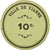 Münze, Frankreich, Ville de Vianne, Vianne, 10 Centimes, VZ, Cardboard