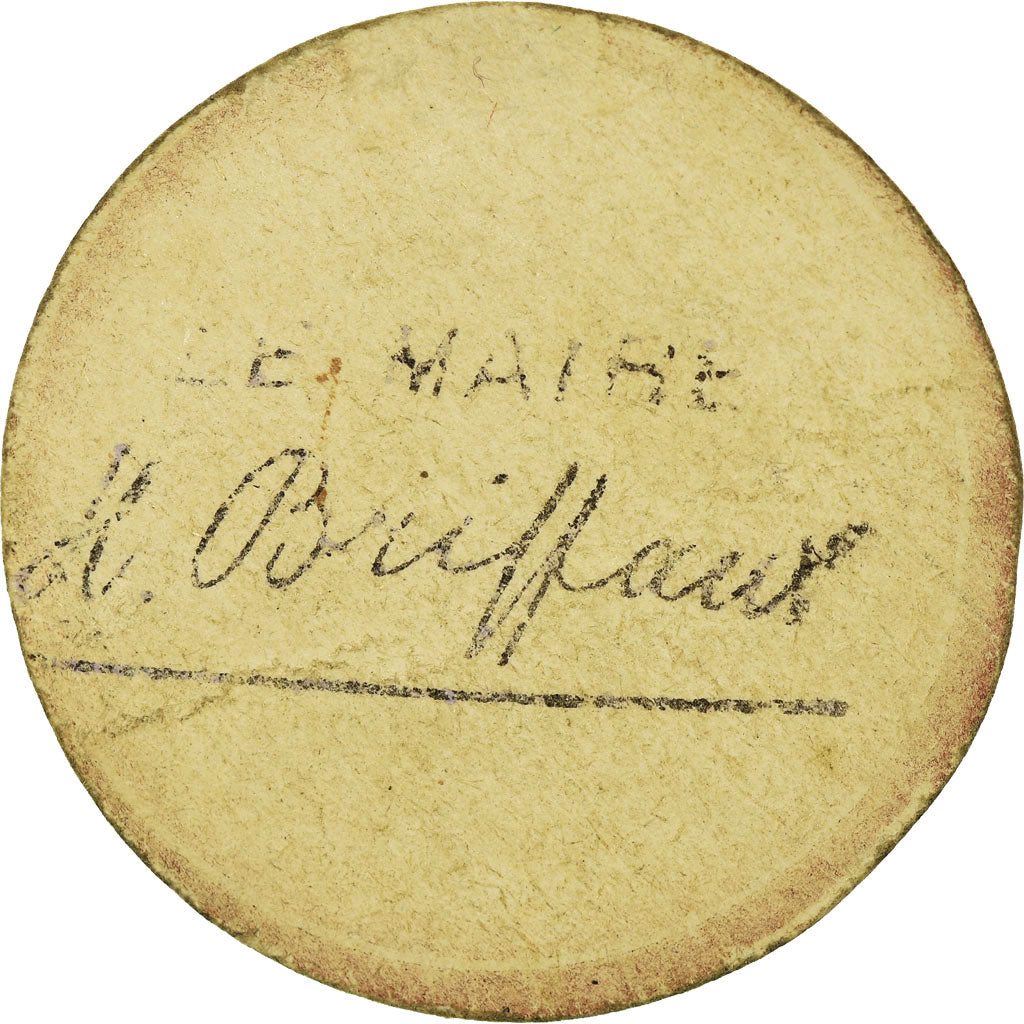 Münze, Frankreich, Ville de Wattrelos, Wattrelos, 5 Centimes, SS, Cardboard