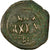 Moneta, Phocas, Follis, 608-609, Nicomedia, MB, Rame, Sear:659