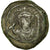 Moneta, Phocas, Half Follis, 602-610, Kyzikos, MB, Rame, Sear:668