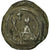 Moneta, Phocas, Half Follis, 602-610, Kyzikos, MB, Rame, Sear:668