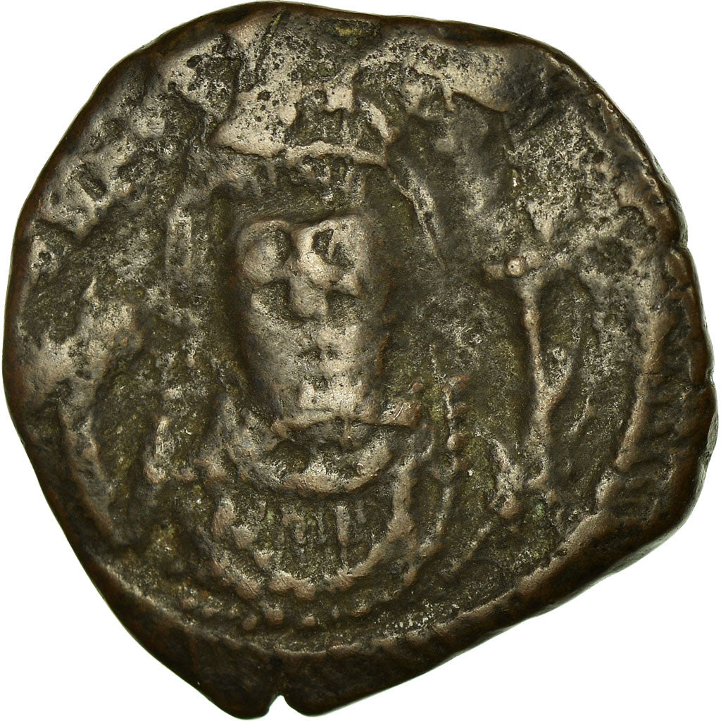 Moneta, Phocas, Half Follis, 602-610, Kyzikos, MB, Rame, Sear:669