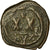 Moneda, Phocas, Half Follis, 602-610, Kyzikos, BC+, Cobre, Sear:669