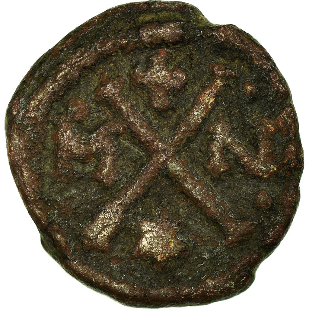 Munten, Phocas, Decanummium, 607-608, Carthage, ZG+, Koper, Sear:688