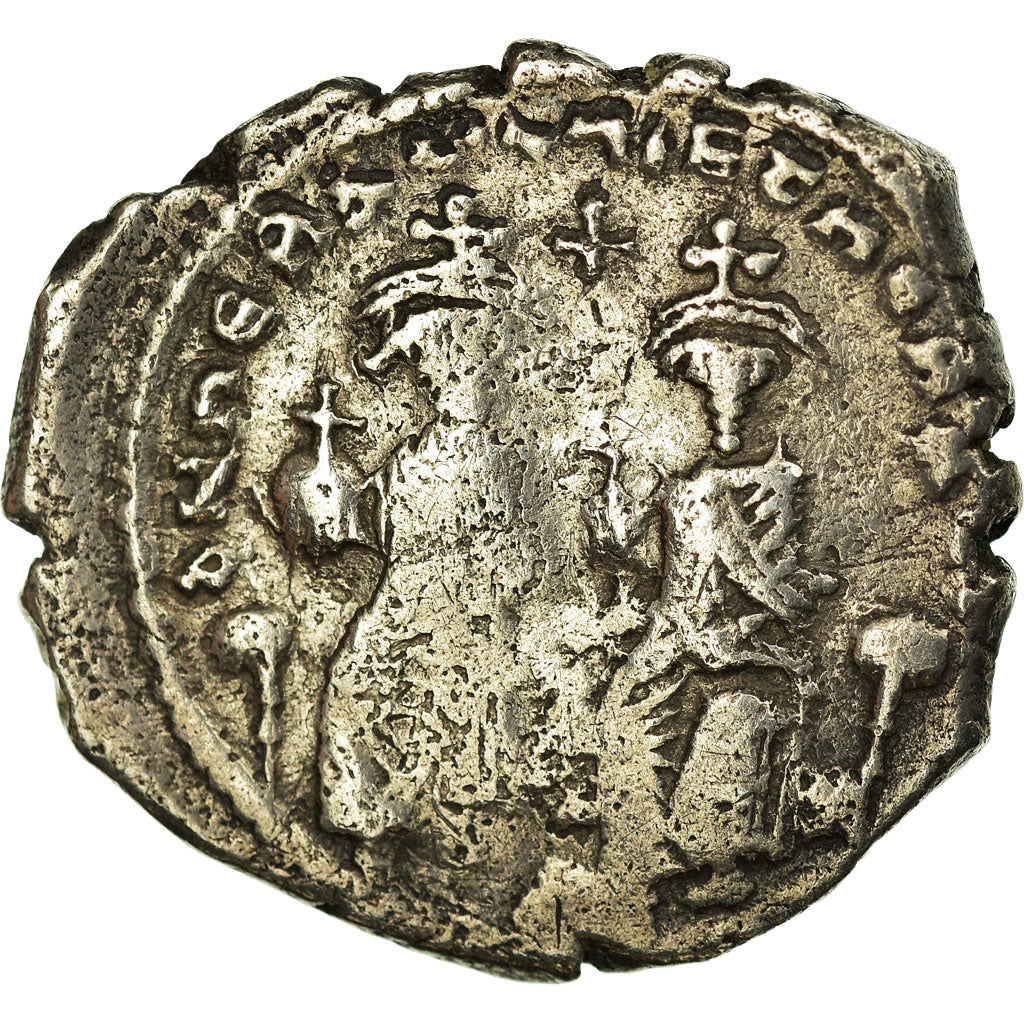 Münze, Heraclius, with Heraclius Constantine, Hexagram, 632-635