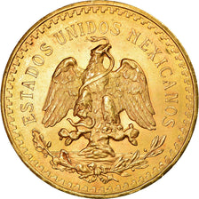 Munten, Mexico, 50 Pesos, 1944, Mexico City, UNC-, Goud, KM:481