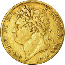 Munten, Groot Bretagne, George IV, Sovereign, 1821, FR, Goud, KM:682