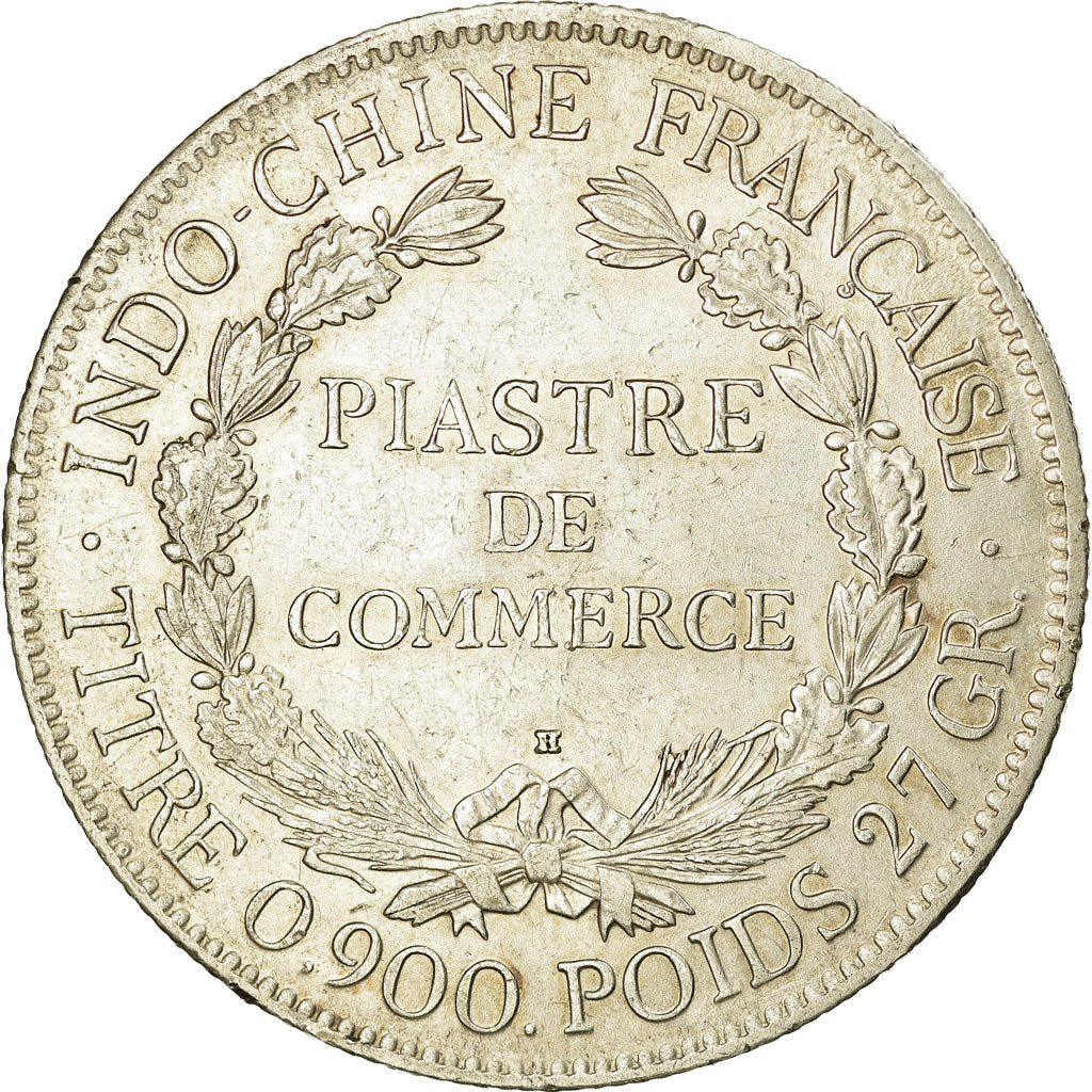 Monnaie, FRENCH INDO-CHINA, Piastre, 1922, Heaton, Birmingham, TTB, Argent