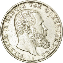 Munten, Duitse staten, WURTTEMBERG, Wilhelm II, 5 Mark, 1903, Freudenstadt, ZF