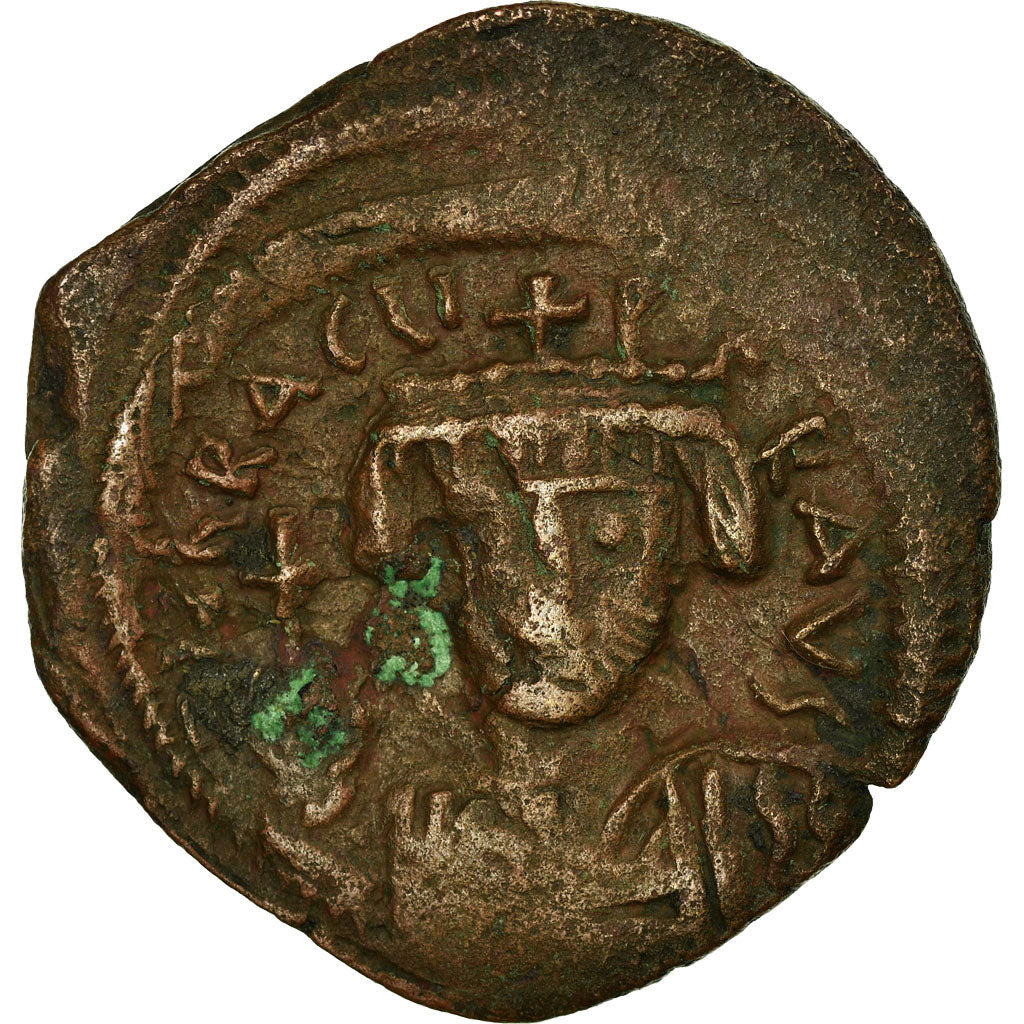 Coin, Heraclius, Follis, 612-613, Constantinople, VF(30-35), Copper, Sear:804