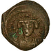 Coin, Heraclius, Follis, 612-613, Constantinople, VF(30-35), Copper, Sear:804