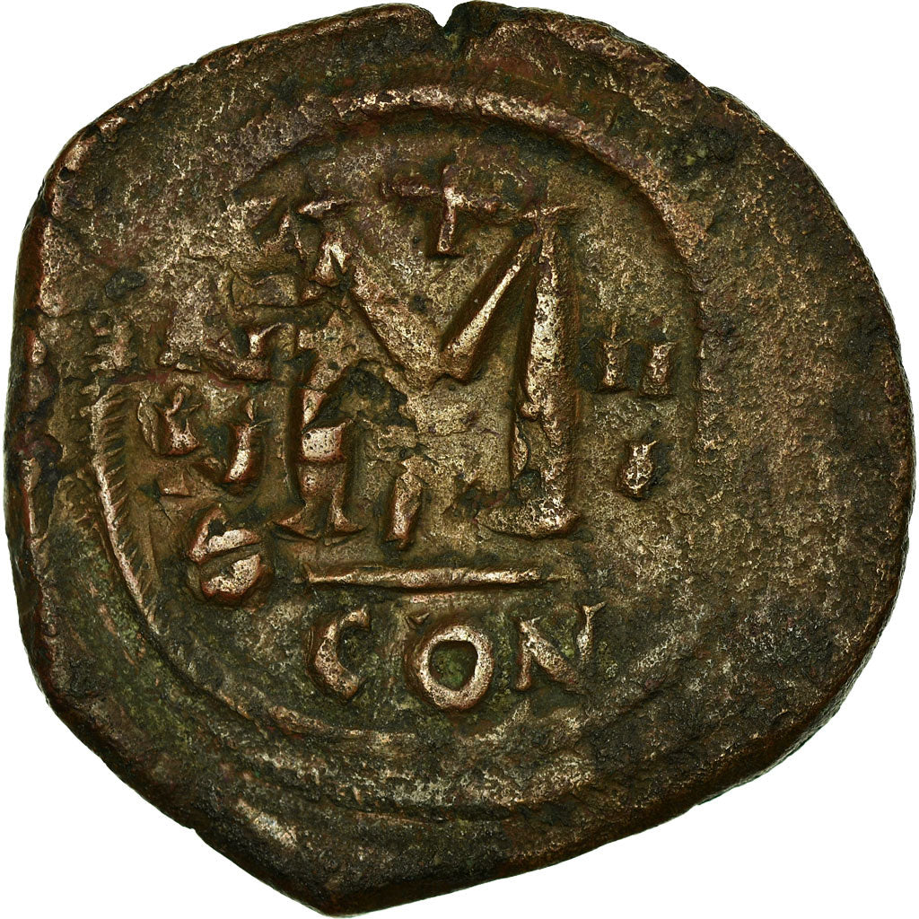 Coin, Heraclius, Follis, 612-613, Constantinople, VF(30-35), Copper, Sear:804