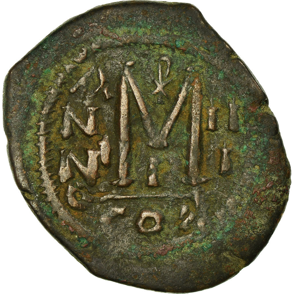 Coin, Heraclius, with Heraclius Constantine, Follis, 612-613, Constantinople