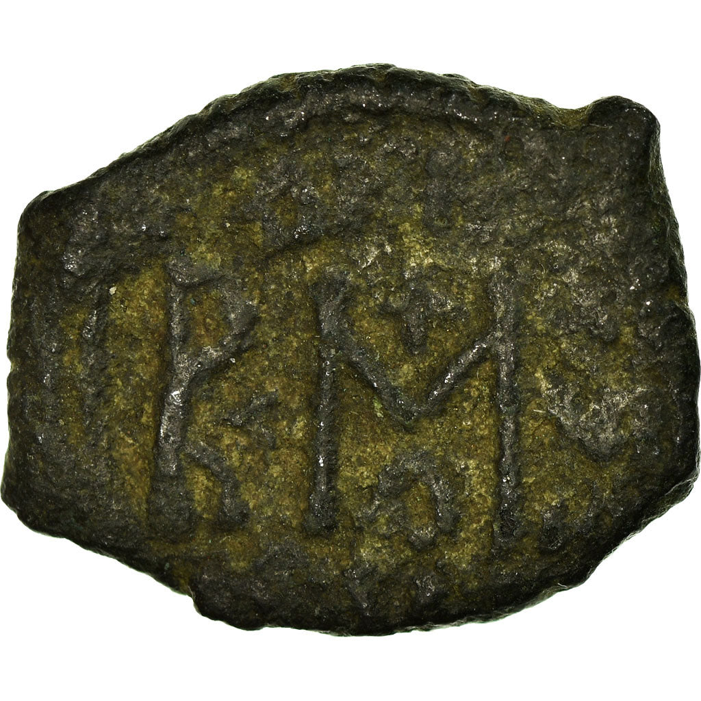 Moeda, Heraclius, with Martina and Heraclius Constantine, Follis, 627-628