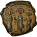 Coin, Heraclius, with Martina and Heraclius Constantine, Follis, 624-625