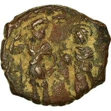 Coin, Heraclius, with Heraclius Constantine, Follis, 630-631, Constantinople