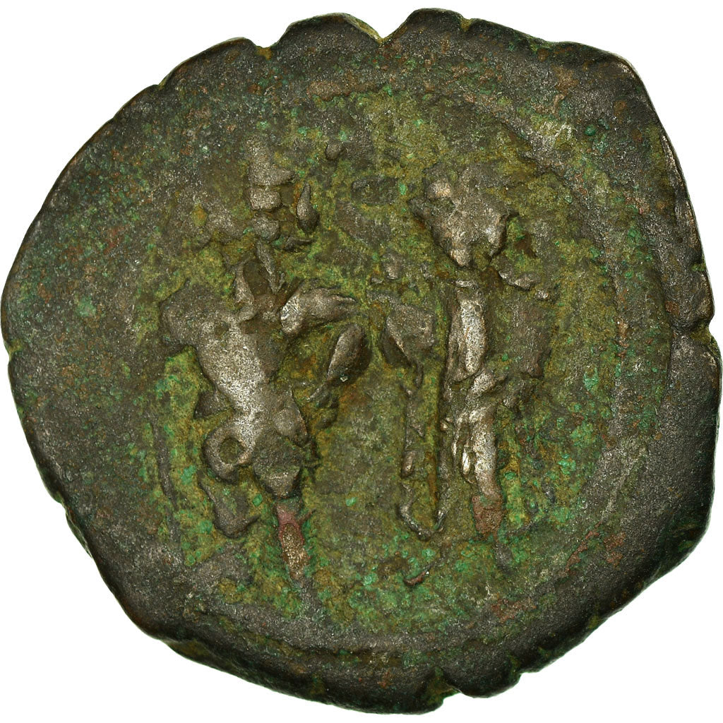 Coin, Heraclius, with Heraclius Constantine, Follis, 629-630, Constantinople