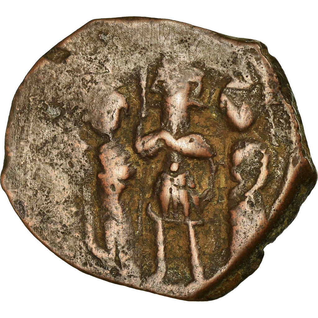 Coin, Heraclius, with Heraclius Constantine and Heraclonas, Follis, 639-640
