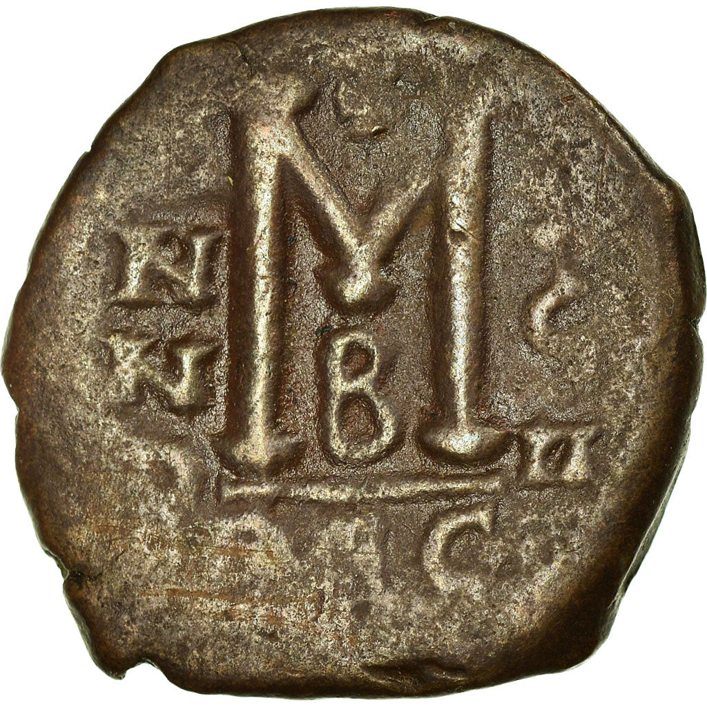 Moneda, Heraclius, with Martina and Heraclius Constantine, Follis, 626-627