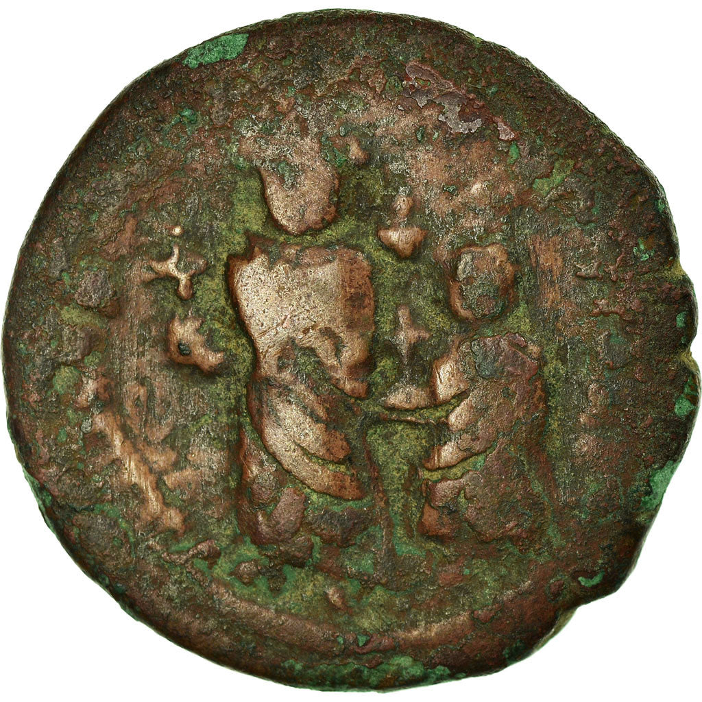 Coin, Heraclius, with Heraclius Constantine, Follis, 613-614, Nicomedia