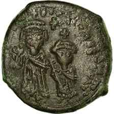 Coin, Heraclius, with Heraclius Constantine, Follis, 612-613, Kyzikos