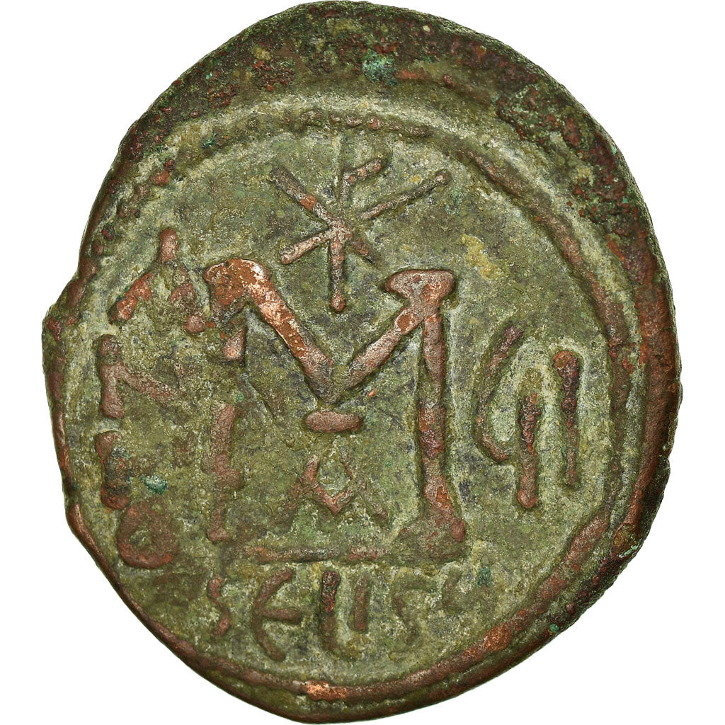 Coin, Heraclius, with Heraclius Constantine, Follis, 616-617, Seleucia Isauriae