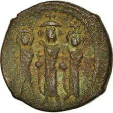 Coin, Heraclius, with Martina and Heraclius Constantine, Follis, 627-628