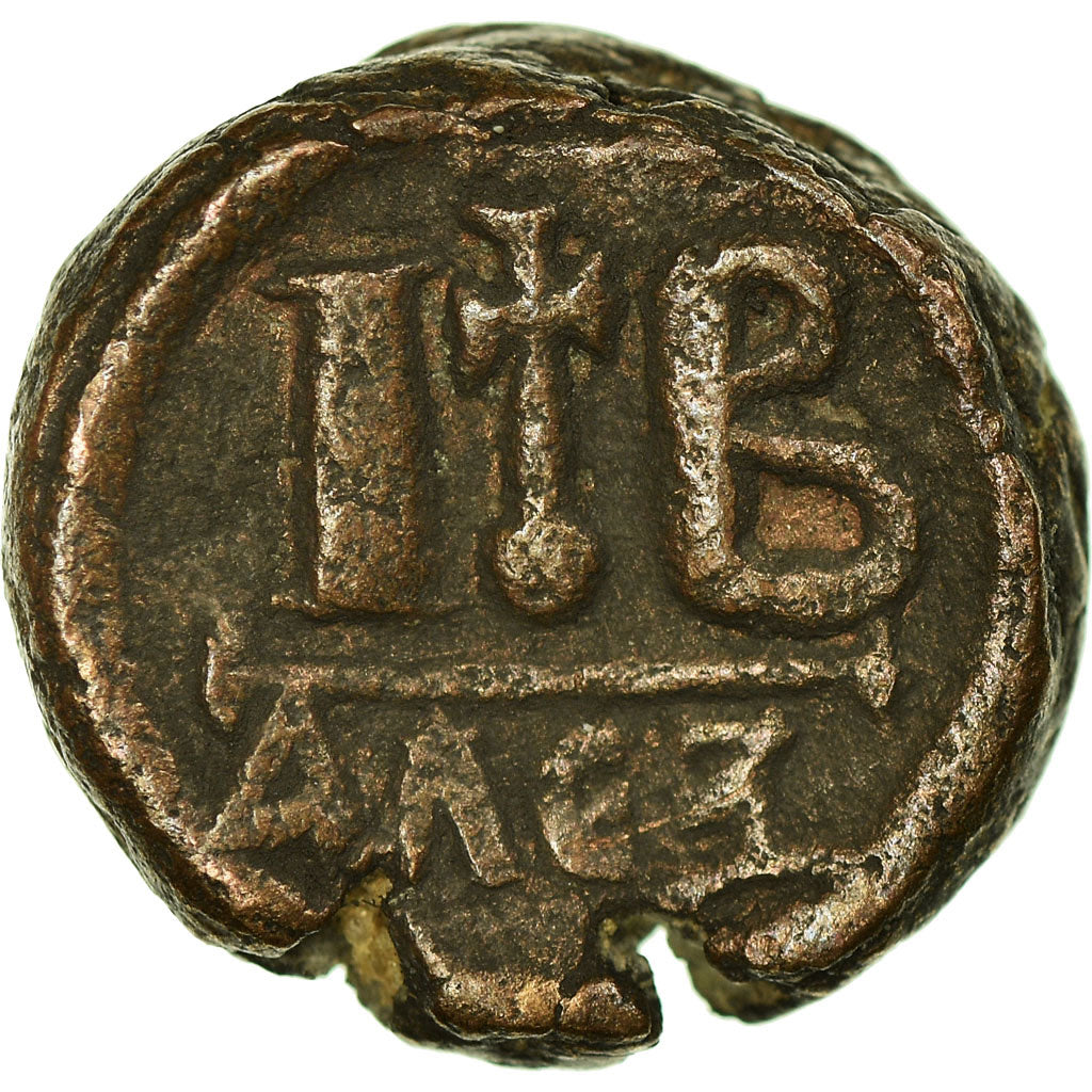 Coin, Heraclius, 12 Nummi, 618-628, Alexandria, EF(40-45), Copper, Sear:855