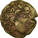 Coin, Carnutes, 1/4 Stater, EF(40-45), Gold, Delestrée:2534