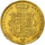 Moneta, Gran Bretagna, Victoria, 1/2 Sovereign, 1885, London, BB, Oro, KM:735.1