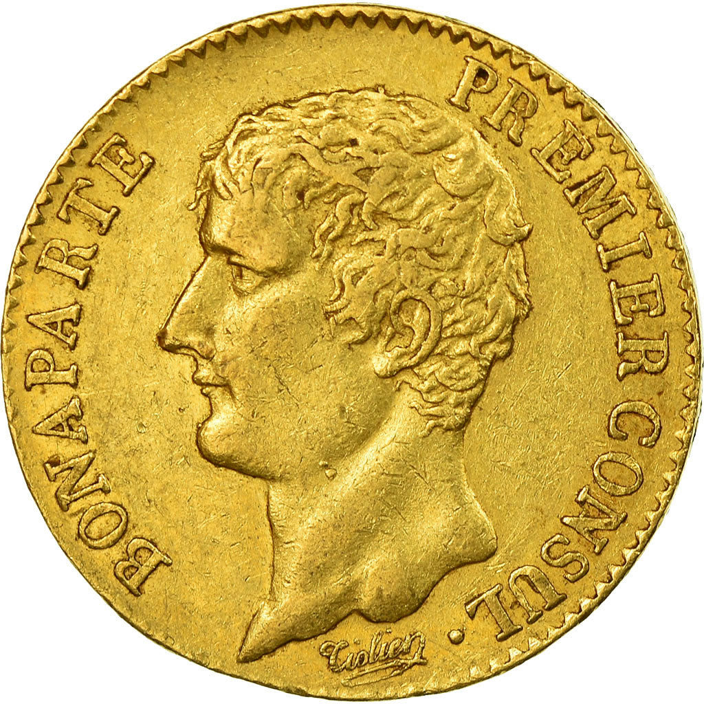 Münze, Frankreich, Napoléon I, 20 Francs, An 12 (1804), Paris, SS, Gold